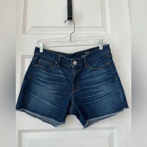 J Crew Indigo Denim Jean Shorts